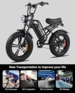 Electric Bike for Adults, 20" Fat Tire Ebike with 1500W Brushless Motor/ 48V 18Ah Removable Battery, Up to 32MPH / 68 Miles, 7-Speed Transmission UL Certified (G50) - Image 5