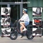 S14/S16 Electric Bike for Adults, Max 19/22 MPH Speed & 28/50 Miles Range (PAS), 500W/750W Peak Motor and Lightweight & Portable, Shock Absorbers Electric Bicycle, Foldable ebike for Adults - Image 5