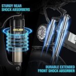 Folding Electric Bike for Adults, 2000/1500/1000W Brushless Motor Ebike,30/37MPH,15/20AH Removable Battery, Fat Tire Mountain Ebike with Disc Brake, Shamano 7 Speed - Image 6