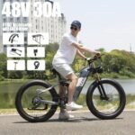 Electric Bike for Adults 48V 30AH/20Ah Battery,1000W Adult Electric Bicycles,26" Fat Tire Full Suspension,30MPH Mountain E Bike,Adjustable Stem,Hydraulic Disc Brakes,Full Suspensio - Image 2