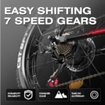 Electric Bike for Adults,1500W/750W,52V 21/19Ah 32-37MPH, 30-60Miles Range 26”Fat Tire Electric Bike Beach Snow Mountain Bike, Dual Hydraulic Disc Brakes Electric Bike Full Suspension - Image 6