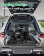 Folding Electric Bike for Adults with 500W Motor (Peak 720W),20" 4.0 Fat Tire Ebike,48V 13Ah Removable Battery UL 2849 Certified, Adults Electric Bicycles E-Bike,7-Speed and Front Suspension - Image 7