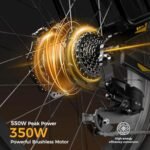 Cruiser Electric Bike for Adults,27.5" Dual Disc Brakes Electric Bicycle,Peak Power 500W 375WH Removable Battery Hybrid Beach Cruiser Ebike,7-Speed UrbanPace Electric Bike - Image 2