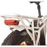 DJ Folding Bike 750W 48V 13Ah Power Electric Bicycle, Pearl White, LED Bike Light, Suspension Fork and Shimano Gear - Image 7