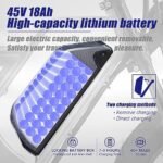 2000W Electric Bike for Adults,35MPH AWD Dual Motor Electric Mountain Bike,48V23Ah Removable Battery,26" Fat tire Electric Bicycles,with Suspension Fork,21 Speed Gears - Image 3