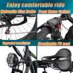 Electric Bike for Adults, Nexusrider Su7 2000W Dual Motor Electric Bicycle, 7 Speed 35MPH MTB, 48V 22.4AH 26 in Fat Tire Ebike with Full Suspension, 90 Miles Single & Dual Drive Switching - Image 4