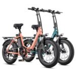 ENGWE 1125W Electric Bike for Adults, L20 2.0 20''×3.0" Fat Tire Electric Bicycle 52V 13Ah Removable Battery Max Range 68Miles & 28MPH for Urban Commuters,7 Speed Mountain Ebike with Dual Suspension