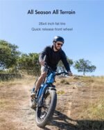 OKAI Ranger Electric Bike, 45 Miles Fat Tire eBike with Suspension Fork, 28mph Power by 1000W Motor, 8-speed Drivetrain, All Terrain Electric Bike for Adults, 705.6Wh Removable Battery Heavy-duty Bike - Image 3