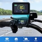 Electric Bike for Adult 1000W Motor 48V 15 Ah Removable Battery Max to 40 Miles Up to 27MPH, 7-Speeds 20“ Fat Tire Ebike Perfect for Commuter, Travel, Outdoor, Camping - Image 2