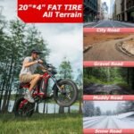 Ebikes Electric Bike for Adults,12.5Ah/18.2Ah Battery 40-90Km Range,1000W/1200W Motor Hidoes E Bike for Adults Electric Mountain Bike for Mens,20"/26" Fat Tire Electric Bike 7-Speed - Image 6