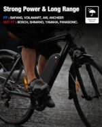 Ebike Battery 48V 20Ah for Electric Bike/Bicycle Power Supply Hailong Li-ion Battery Pack with Fix Plate, Safe Lock, 3A Charger, XT60 Connector and LED Indicator for 100-1200W Motor - Image 6