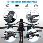 Folding Electric Bicycle for Adults, 20'' Fat Tire Ebike with 23AH Removable Battery, 2000W 32MPH Commuting Bike - Image 3