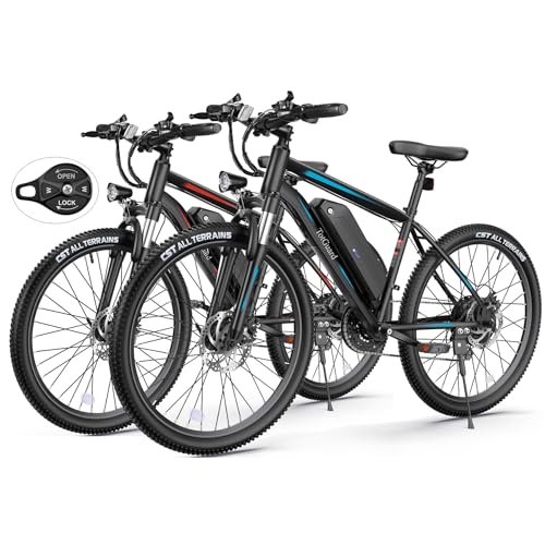 Version 1.0.0 Wooken Electric Bike for Adults with Peak 750W Motor, 27.5'' Ebike with 48V 499WH Removable Battery, Up to 55Miles Electric Mountain Bike, 21.6MPH Adults Electric Bicycle with LCD Display, 21 Speed - Image 1