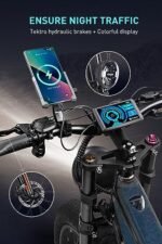 T7 Electric Bike for Adults Fat Tire Ebike 750W BAFANG Motor 20AH Removable Sam-Sung Battery 26 Inch Mountain 28MPH Electric Bicycle Full Suspension Shimano 8 Speed - Image 5