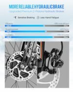 2000W Dual Motor Ebike, eAhora JulietⅢ (2024 New) 52V 60Ah Long Range Electric Bike Up to 33Mph Fat Tire Electric Bike Full Suspension Electric Bike for Adults - Image 6