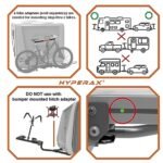 Hyperax Special Combo -Patented Lift Assisted Volt Lift with 2X E-Bike Adapter Up to 80lbs eBikes for RV, Camper, Motorhome Toad - Image 5
