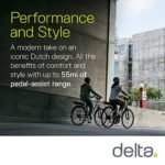 Electric Bike, Delta Cycle rDrive Ebike - 396Wh Lithium-Ion Battery, 55 Miles On A Single Charge - 7 Speed Shimano Gear System, Front & Rear V-Brakes - Safety Lights, Storage Rack & Kickstand - Image 6