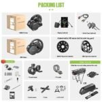 BAFANG 52V 1000W Mid Drive Kit Ebike Motor with Optional Display&46T Chainring Mid Drive Electric Bike Conversion Kits Fit 68-73MM BB Size Bikes - Image 7