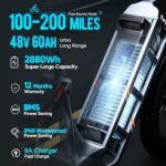 Juliet(24 New) 48V 60Ah Peak 1200W Electric Bike for Adults, Up to 200 Miles Long Range Electric Bike Full Suspension, 4.0 Fat Tire E Bike Shimano7-Speed 4-Piston Hydraulic Brake, UL2849 - Image 2