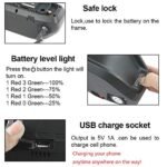 48V 20AH Electric Bike Battery, Ebike Battery Lithium ion Battery for 1500W 1000W 750W 500W Bike Motor Mountain Bicycle with Charger, BMS Protection Board, USB Port (48V20AH 200-1500W) - Image 3