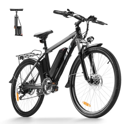 Version 1.0.0 ZNH Electric Bike, Ebike 36V 10AH Removable Battery,20MPH 26 Electric Mountain Bike - Suspension Fork, LED Display - Experience The Thrill of Off-Road Riding - Image 1