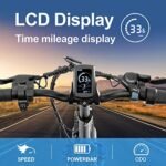 Electric Bike for Adults 20" ebike Full Suspension 750W Motor Fat Tire Electric Bike Mountain Beach Snow Bike 48V 13Ah Removable Battery 30MPH - Image 6