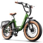 CITYRANGE 4.0 PEAK1500W 48V 20AH Electric Bike for Adult,30MPH 70Miles 20''×4.0" Fat Tire Cargo E-Bike, Long Range Electric Mountain Bike for Snow Beach Commuting, UL Certified