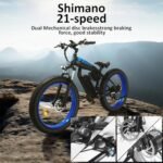 Naisian 26" Electric Bike for Adults,1000W Motor,Max 34MPH& 50 Miles Long Range,48V 14.5AH Removable Battery, 21-Speed Gears, Beach Mountain Snow E-Bike UL Certified（US Warehouse） - Image 4