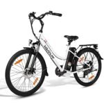 VARUN Electric Bike for Adults - 500W Electric Bicycle Up to 40 Miles, Removable Battery, 7-Speed, and Shock Absorber, Stylish 26" Ebike Suitable for Commuting