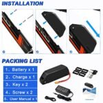 Jumbo Shark EBike Battery, 48V 31Ah Electric Bicycle Li-ion Battery for 0-1500W Motor Conversion Kit with 35A BMS XT60 Plug 3A Charger - Image 7