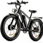 2000W Fat-Tire Electric-Bike for Adults，Dual Motor e Bike 48V 22.4AH with Hydraulic Shock Absorber 35MPH,26” Fat Tire Electric Bicycle for Snow Beach Mountain Off Road Commuter