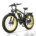 1000W/2000W Electric Bike for Adults Electric Bicycle Electric Mountain Bike with 48V 17.5AH/23AH Removable Battery 26" Fat Tire Ebike 21-Speed Gears Hydraulic Disc Brake Electric City Bike