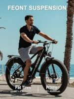 HAOQI 750W(Peak 1000W) Leopard Pro Electric Bike for Adults, 48V 20AH Removabl Battery Mountain Bike,26" x 4.0 Fat Tire Ebike with 28MPH, 7-Speed,UL 2849 Certified - Image 5