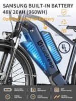 Electric Bike for Adults 1300W Peak Motor 48V 20AH Removable Battery 32MPH 80Miles Range 27.5'' Step-Over E Bike with Torque Sensor, Anti-Theft Alarm, Dual Hydraulic Brake UL 2849 Certified EBike - Image 3