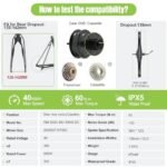 BAFANG 48V 500W Rear Hub Motor Kit Electric Bicycle Conversion Kit for Bikes 26" Wheel (500C Display, 48V 17.5Ah Rear Battery and Charger) - Image 2