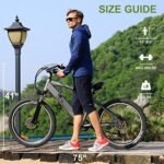 NAKTO Electric City Bike for Adults 250W/350W Electric Bicycle for Adults High Speed Brushless Gear Motor E-Bike with Removable Waterproof 36V10A/12A Lithium Battery and Charger - Image 6