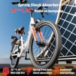 Electric Bike, 24'' Electric Bike for Adults, 500W Ebike with 48V 20AH Removable Battery, Front Suspension and Commuter Electric Bicycle for Adults,City Electric Bicycle Up to 50 Miles - Image 2