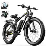 Electric Bike for Adults, Peak 1000W/1500W 34MPH Fat Tire E Bikes for Men 48V 17.5AH 840WH Battery, 70 Miles Ebike 21-Speed Gears, Beach Mountain Snow Electric Bicycle E-bike UL Certified