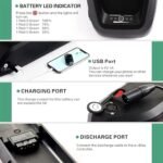 Ebike Battery, 48V 36V/20Ah 15Ah 13Ah Electric Bike Battery for 250-1500W Bike Motor, Led Indicator Light, USB Port, Safe Lock, with Safe and Fast 3A Charger (48V 20Ah) - Image 4