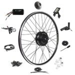 EBIKELING Waterproof Ebike Conversion Kit for Electric Bike 700C Front/Rear Wheel Electric Bicycle Hub Motor Kit, 750W, Rear/LCD/Thumb