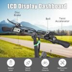 Dorida Foldable Electric Bike for Adults,Hidoes 750W Folding Ebikes for Adults,13Ah Removable Battery 40Miles E Bike Electric Bicycle for Commuting 20" Tire,Dual Suspensions - Image 5