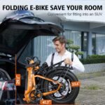 Electric Bike for Adults, 20" X4 Fat Tire Ebikes with Peak 1000W Brushless Motor, 648Wh Removable Battery, Step-Thru E Bicycle Bike up to 28MPH, 7-Speed, Knight - Image 4