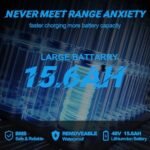 V20 3.0 Ebike 1000W Brushless Motor, 48V/15Ah Lithium Battery, 20" x4.0 Fat Tire, Snow, Road, Mountain Adventure Electric Bicycle - Image 5