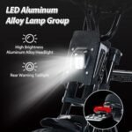 750W Moped Style Electric Bike for Adults, 20 * 4.0" Fat Tire & 624WH Removable Battery - Electric Dirt Bike, Up to 28MPH, 7 Speed Gear All-Terrain Ebike for Off-Road, Mountain, Snow (Camouflage) - Image 5