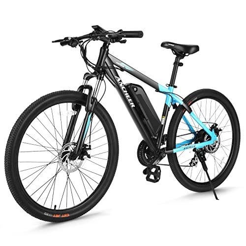 Version 1.0.0 ANCHEER 350W Electric Bike 27.5'' Adults Electric Commuter Bike/Electric Mountain Bike, 48V Class 2 Ebike with 10.4Ah Battery, LCD Display, 21/24 Speed Gears - Image 1