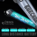 Electric Bike for Adults 1000W 30MPH Ebike - 48V 20AH Electric Bicycle Dirt Mountain Bike Motor, Long Range e-Bike (Rx80 1000w 48v 20ah Gray) - Image 2