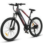 SAMEBIKE 27.5 inch Electric Bike with 48V 13AH Removable Lithium Battery Shimano Professional 7 Speed Gears and LCD Smart Meter, 500W Electric Bike for Adults Mountain Commuter Bike