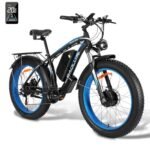 2000W Dual Motor Ebike,35 mph E Bike 48V 23Ah Removable Battery,85 Miles E-Bikes 26" Fat Tires,All Terrain Electric Bike 21-Speed Hydraulic Disc Brake,Electric Bicycle Lockbale Suspension