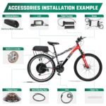 Voilamart Waterproof Ebike Conversion Kit 48V 1500W LCD Display E-Bike 135MM Rear Hub Motor Wheel Built-in Controller Electric Bike Conversion Kit 750W Restricted - Image 6