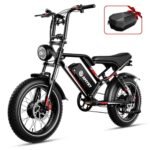 S8 Peak 3000W Dual Motor AWD Electric Bike for Adults 48V 25Ah Ebike 35MPH Electric Bicycles 75+ Miles Max Range Hydraulic Disc Brake Full Suspension Fork 7-Speed Electric Bike